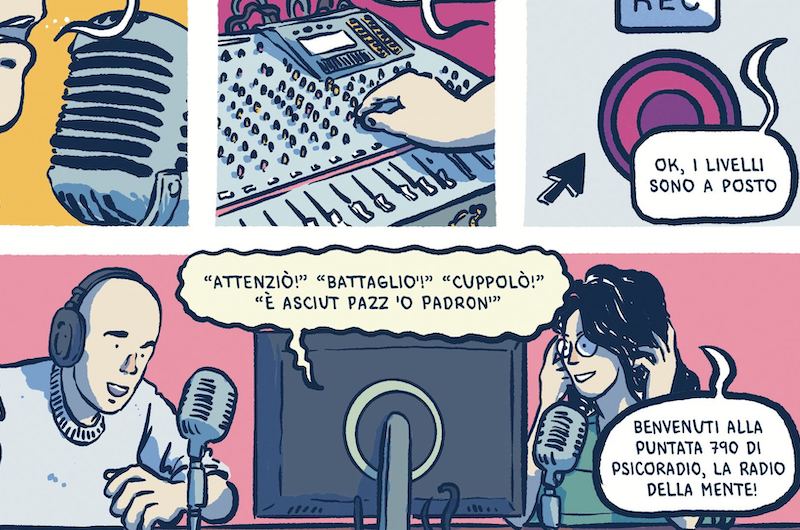 Psicoradio protagonista di un reportage a fumetti